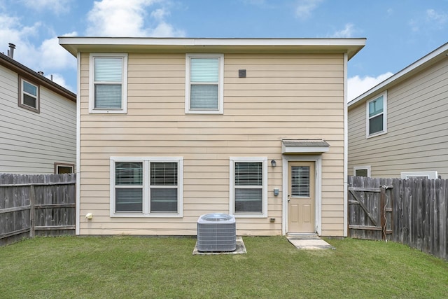 19311 Old Finch Ct, Houston, TX 77073 - rear view of property featuring central air condition unit