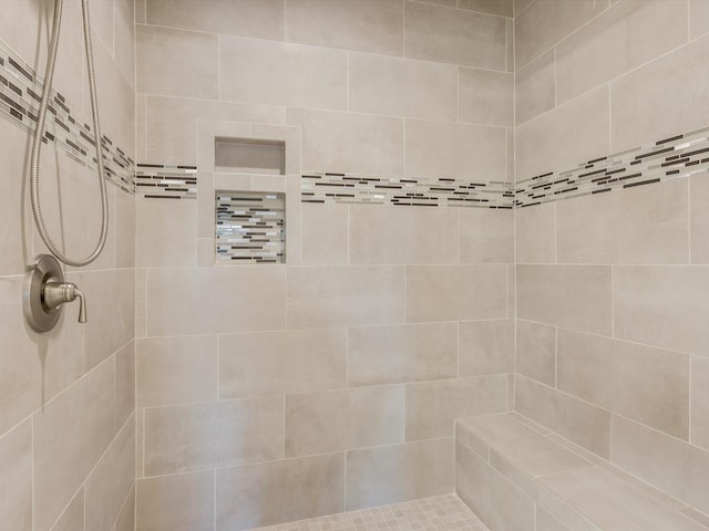 2301 Arabelle St, Houston, TX 77007 - full bathroom with a tile shower