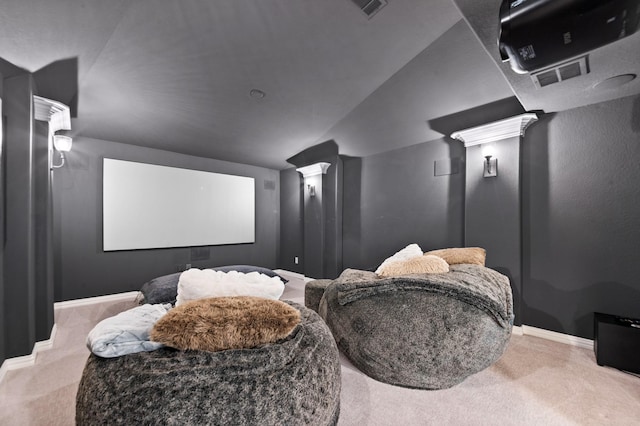 15603 Adobe Brick Ct, Cypress, TX 77433 - carpeted cinema room featuring ornate columns and baseboards