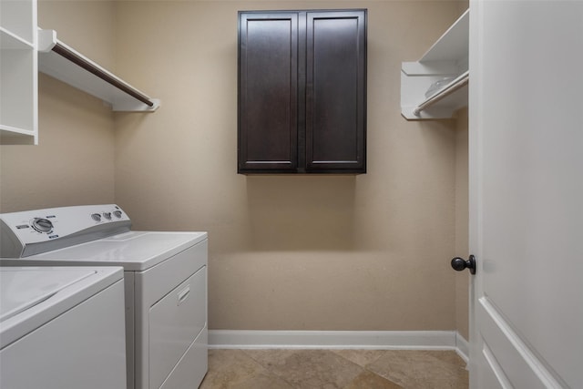 700 Southfield Dr, Friendswood, TX 77546 - laundry area with washing machine and clothes dryer and cabinet space