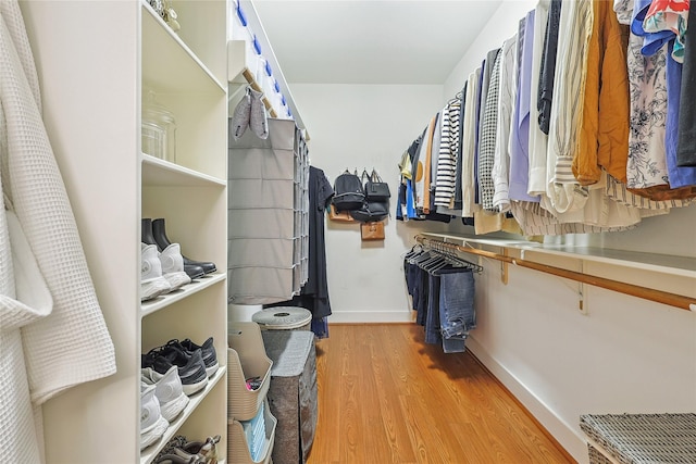 2505 Brinkman St, Houston, TX 77008 - walk in closet with light wood finished floors