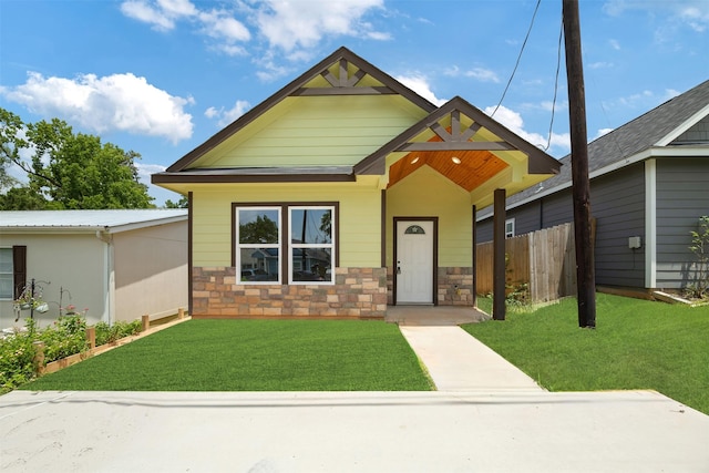 16960 W Dounreay, Montgomery, TX 77316 - view of front of home with stone siding