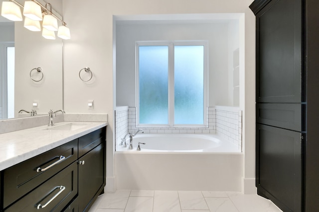 5926 Bit Pl, Baytown, TX 77523 - bathroom with vanity and a bath