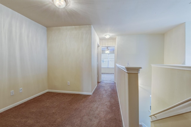 6106 Yorkglen Manor Ln, Houston, TX 77084 - hall featuring an upstairs landing and carpet