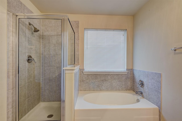 6106 Yorkglen Manor Ln, Houston, TX 77084 - bathroom with a bath and a shower stall