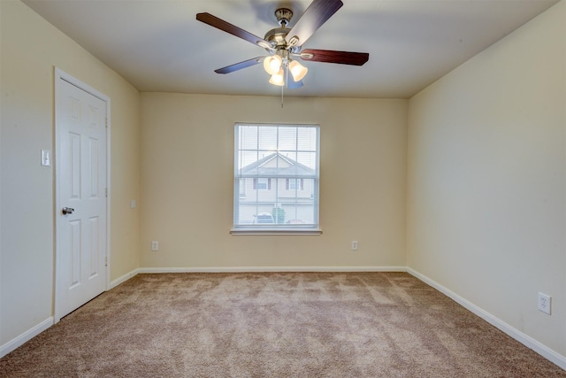 6106 Yorkglen Manor Ln, Houston, TX 77084 - spare room featuring carpet and a ceiling fan