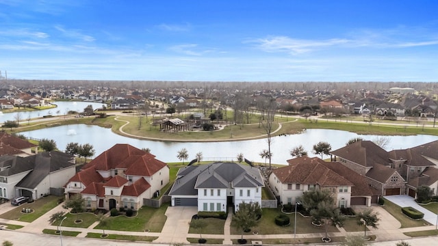 5318 Abington Creek Ln, Sugar Land, TX 77479 - aerial view of residential area with a large body of water