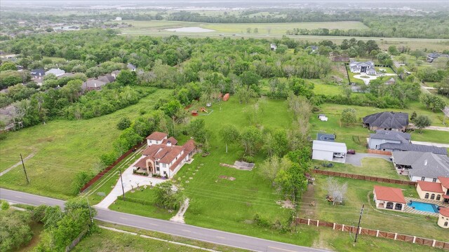 8917 Hawk Rd, Pearland, TX 77584 - aerial perspective of suburban area