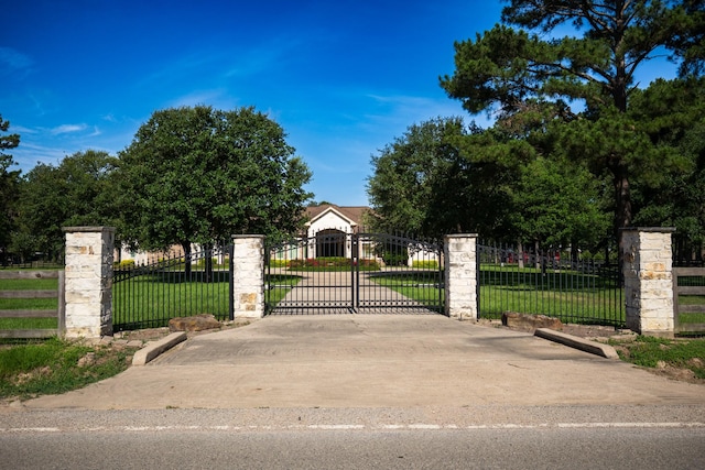 17715 Badtke Rd, Hockley, TX 77447 - view of gate