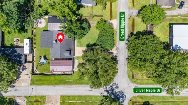 842 Broad Ripple Dr, Houston, TX 77336 - bird's eye view