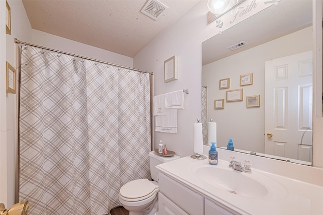 1810 Macondray Dr, Humble, TX 77396 - full bathroom featuring toilet, vanity, and curtained shower