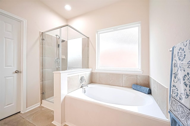 18827 Waverly Springs Ln, Cypress, TX 77429 - bathroom with a stall shower and a garden tub