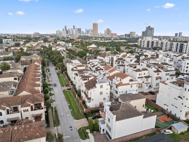 5215 Feagan St Unit A, Houston, TX 77007 - drone / aerial view of skyline