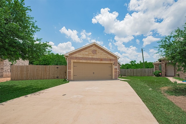 4523 Nexus Rd, Houston, TX 77053 - view of front facade featuring a garage, brick siding, and driveway