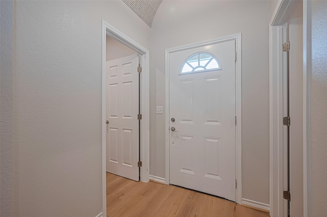 4523 Nexus Rd, Houston, TX 77053 - entryway with light wood-type flooring and baseboards