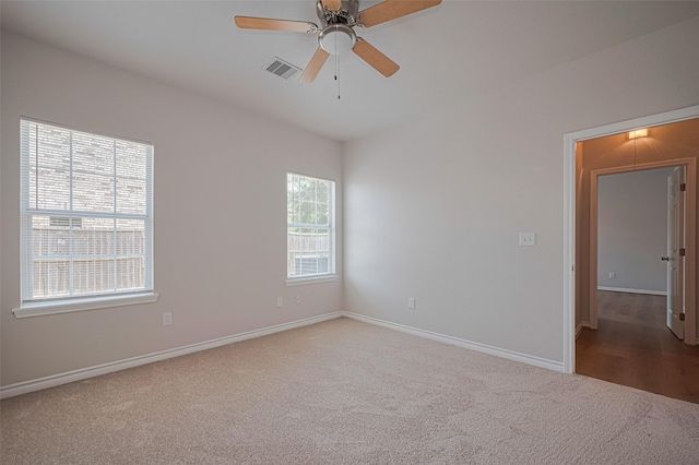 4523 Nexus Rd, Houston, TX 77053 - carpeted spare room with a ceiling fan and baseboards