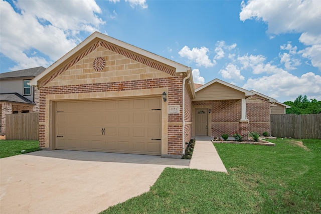 4523 Nexus Rd, Houston, TX 77053 - single story home with brick siding, an attached garage, and concrete driveway