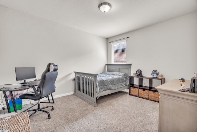 28403 Hannahs Harbor Ln, Katy, TX 77494 - bedroom with carpet flooring, an office area, and baseboards