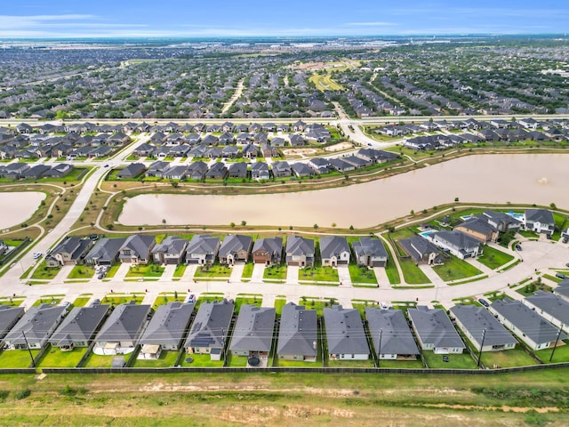 28403 Hannahs Harbor Ln, Katy, TX 77494 - aerial view of property's location with nearby suburban area and a nearby body of water