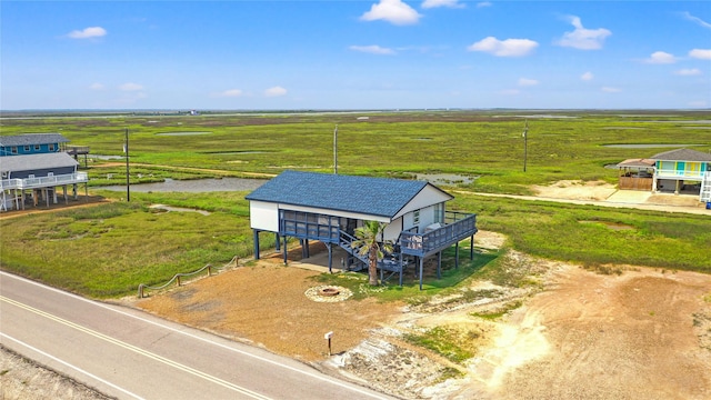 334 Bay Ave, Surfside Beach, TX 77541 - aerial view of sparsely populated area