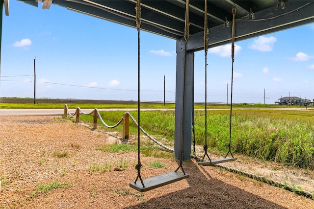 334 Bay Ave, Surfside Beach, TX 77541 - view of yard featuring a view of rural / pastoral area