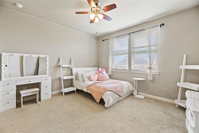 3310 Ralston Edge Ln, Houston, TX 77059 - bedroom with carpet flooring and a ceiling fan