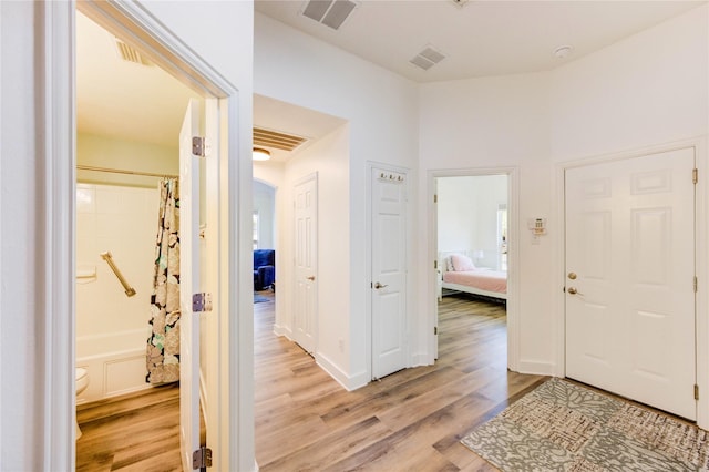 12006 Bright Landing Ct, Pearland, TX 77584 - entryway featuring light wood-style floors