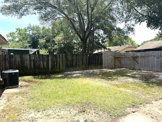 21007 Rivershadows Ln, Spring, TX 77388 - fenced backyard featuring central AC