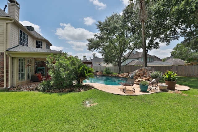 16342 Granite Park Ct, Cypress, TX 77429 - view of pool with a patio area