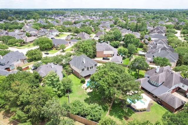 16342 Granite Park Ct, Cypress, TX 77429 - aerial view of residential area with a pool area