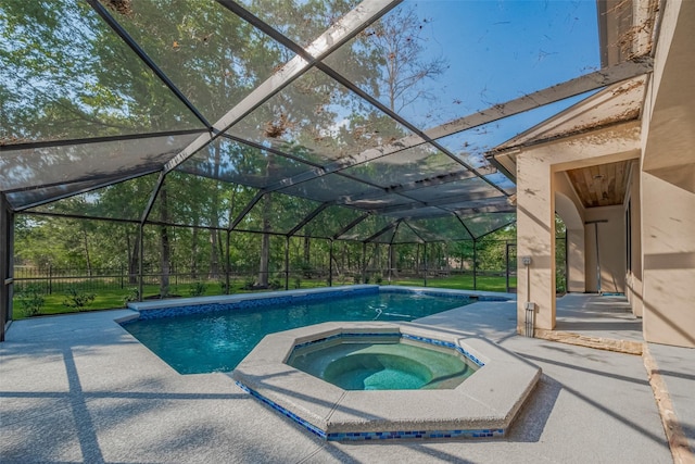 12214 Francel Ln, Cypress, TX 77429 - view of pool with a patio and a pool with connected hot tub