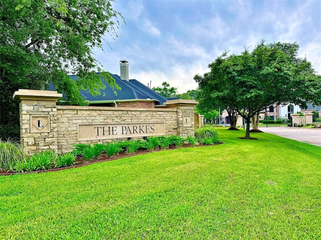 12214 Francel Ln, Cypress, TX 77429 - community / neighborhood sign with a yard