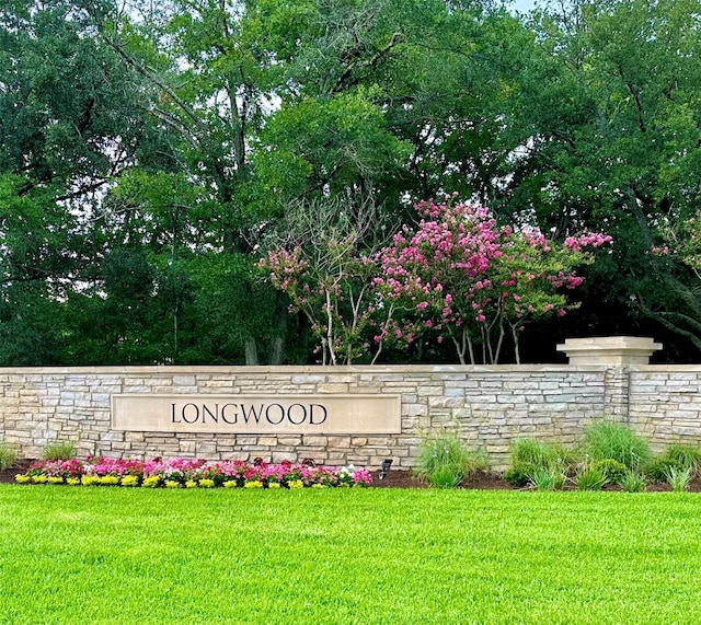 12214 Francel Ln, Cypress, TX 77429 - community / neighborhood sign with a yard