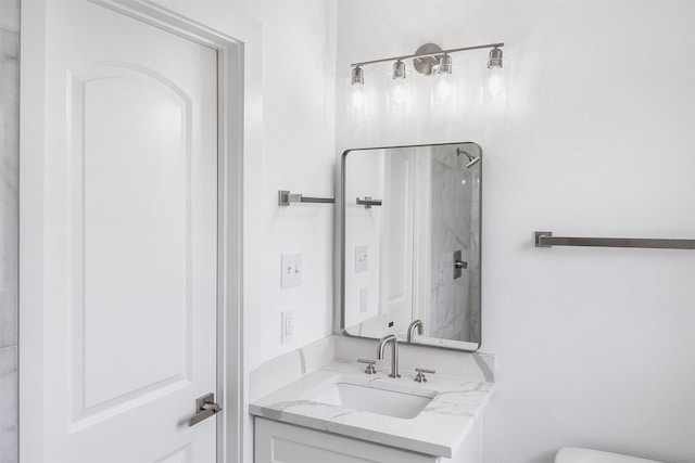 971 Mary Ann, Crystal Beach, TX 77650 - bathroom featuring vanity and toilet