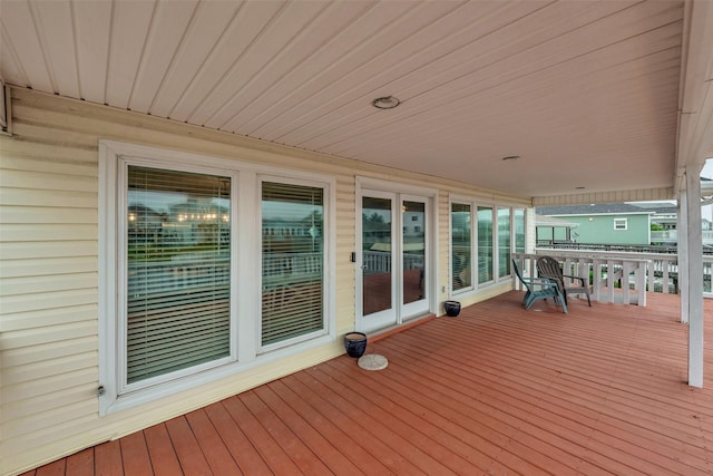 1327 Tiki Dr, Tiki Island, TX 77554 - view of wooden terrace