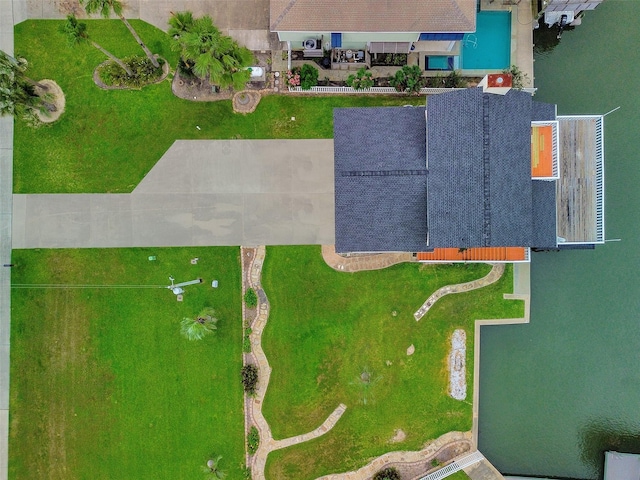1327 Tiki Dr, Tiki Island, TX 77554 - drone / aerial view