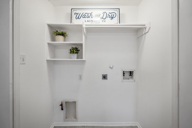3102 Spring Flower Ln, Spring, TX 77388 - laundry area featuring gas dryer hookup, washer hookup, electric dryer hookup, and baseboards