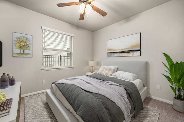 24743 Levante Dr, Richmond, TX 77406 - bedroom featuring baseboards, carpet, and ceiling fan