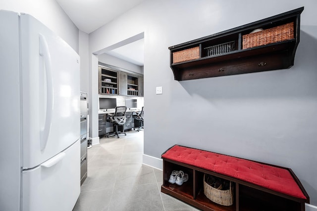 4322 Cannondale Ln, Katy, TX 77450 - mudroom with built in study area and baseboards