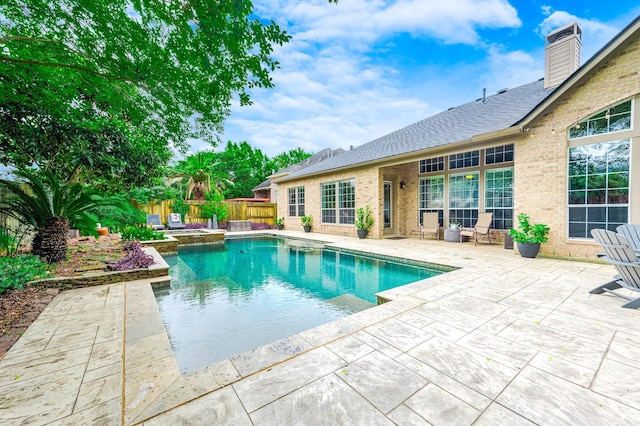 4322 Cannondale Ln, Katy, TX 77450 - view of pool with a patio area and a pool with connected hot tub