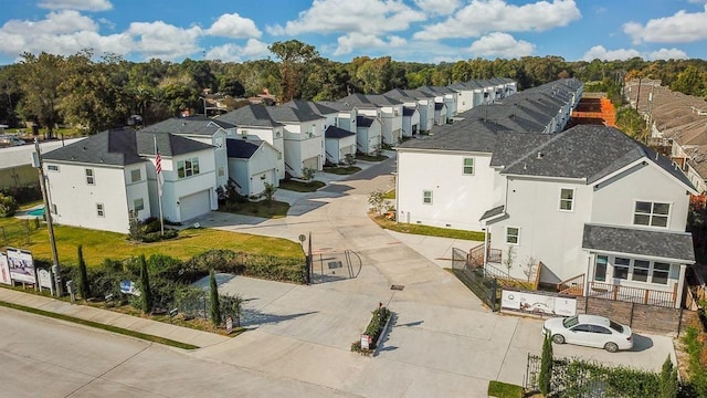 418 Yale Oaks Ln, Houston, TX 77091 - aerial view of residential area