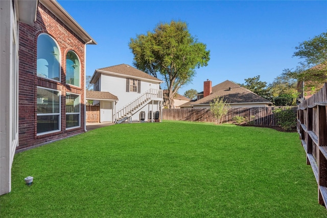 14130 Glasgow Pl, Houston, TX 77077 - view of yard featuring stairway