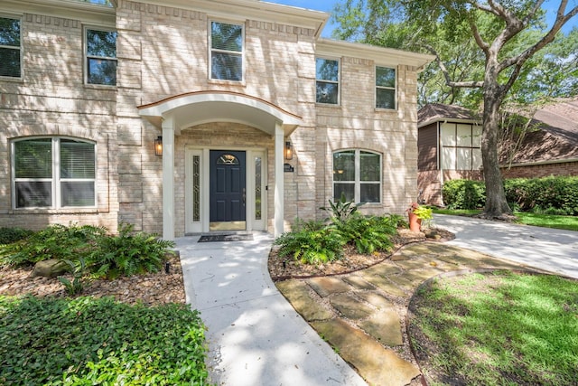 16907 Misty Creek Dr, Spring, TX 77379 - property entrance with brick siding
