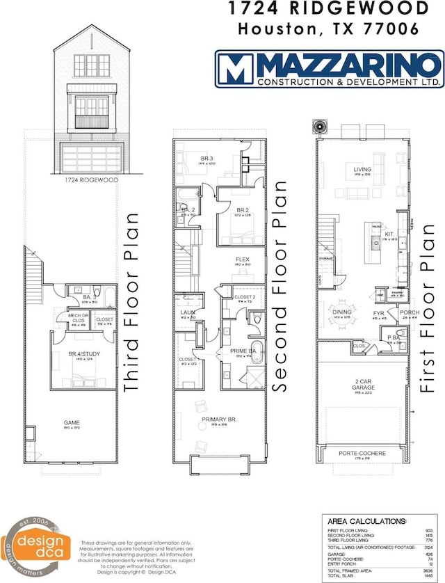 1724 Ridgewood St, Houston, TX 77006 - room layout