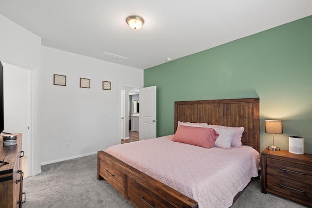 7315 Parkview Dr, Hitchcock, TX 77563 - bedroom with light carpet and baseboards