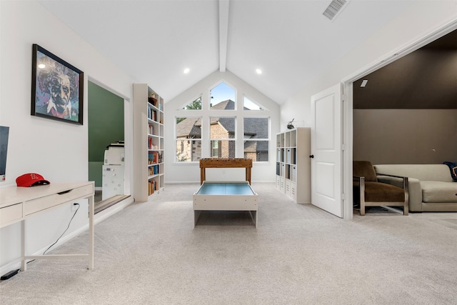 308 Lane Landing Pl, Montgomery, TX 77316 - carpeted bedroom featuring recessed lighting