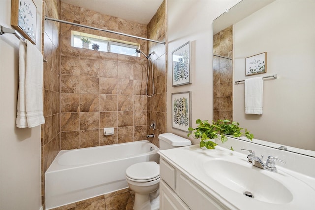 13303 Bomoseen Lake Rd, Houston, TX 77044 - full bath featuring vanity, toilet, and washtub / shower combination