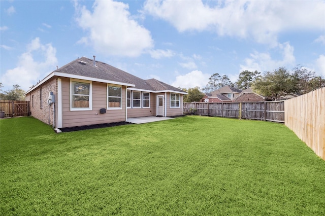 13303 Bomoseen Lake Rd, Houston, TX 77044 - back of house featuring a patio and roof with shingles