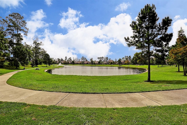 13303 Bomoseen Lake Rd, Houston, TX 77044 - view of home's community featuring a water view and a yard