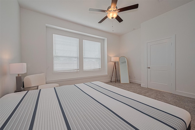 21307 Metallic Blue Dr, Cypress, TX 77433 - bedroom with carpet, baseboards, and ceiling fan